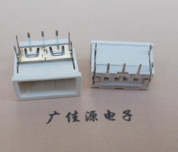 洪梅镇USB接口2.0连接器.3p端子加护套防尘母座