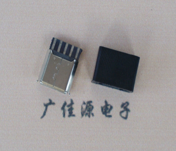 洪梅镇麦克-迈克 接口USB5p焊线母座 带胶外套 连接器