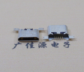 洪梅镇MK USB B Type 沉板0.9母座后两脚SMT口不卷边
