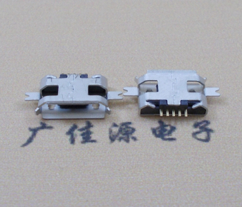 洪梅镇MICRO USB 5P接口 沉板1.2贴片 卷边母座