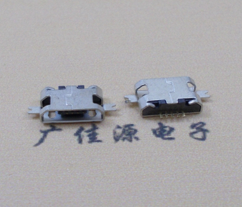 洪梅镇MICRO USB B型口 两脚SMT沉板0.7/1.0/1.6直边