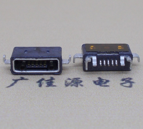 洪梅镇MICRO USB防水AB型口母头3D图纸封装